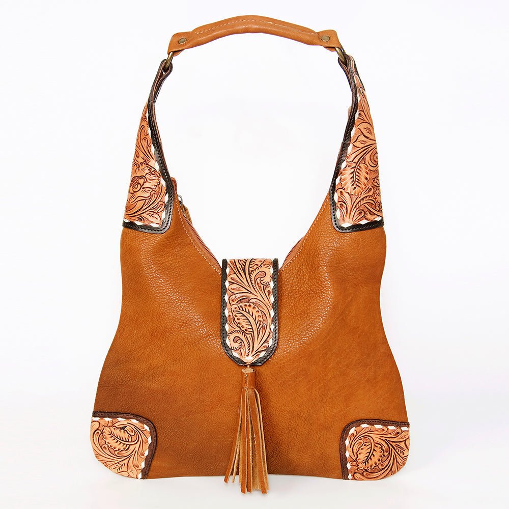 American Darling Hobo Hand Tooled Genuine Leather