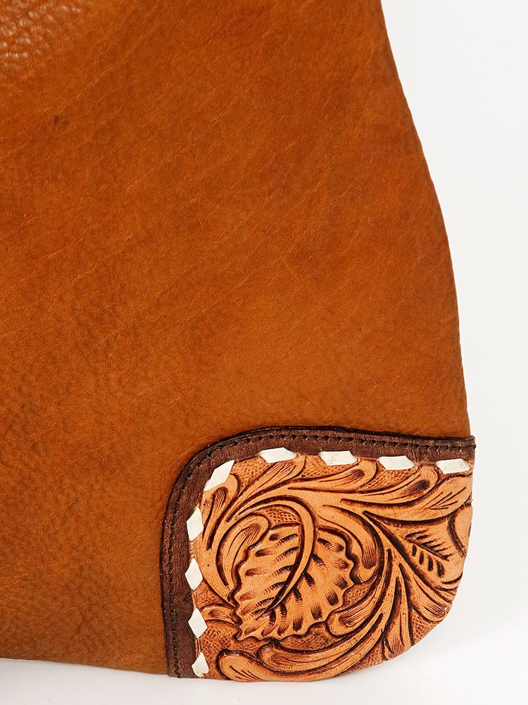 American Darling Hobo Hand Tooled Genuine Leather