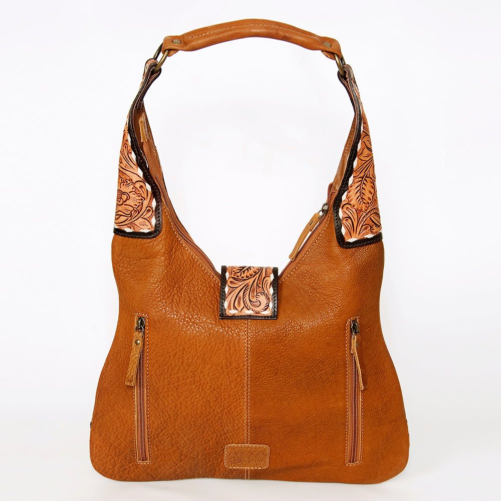 American Darling Hobo Hand Tooled Genuine Leather