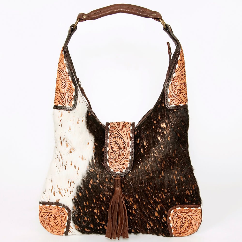 American Darling Hobo Hand Tooled Genuine Leather