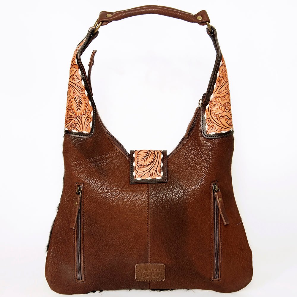 American Darling Hobo Hand Tooled Genuine Leather