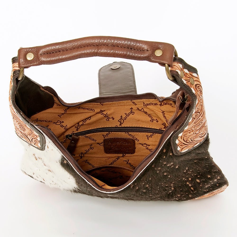 American Darling Hobo Hand Tooled Genuine Leather