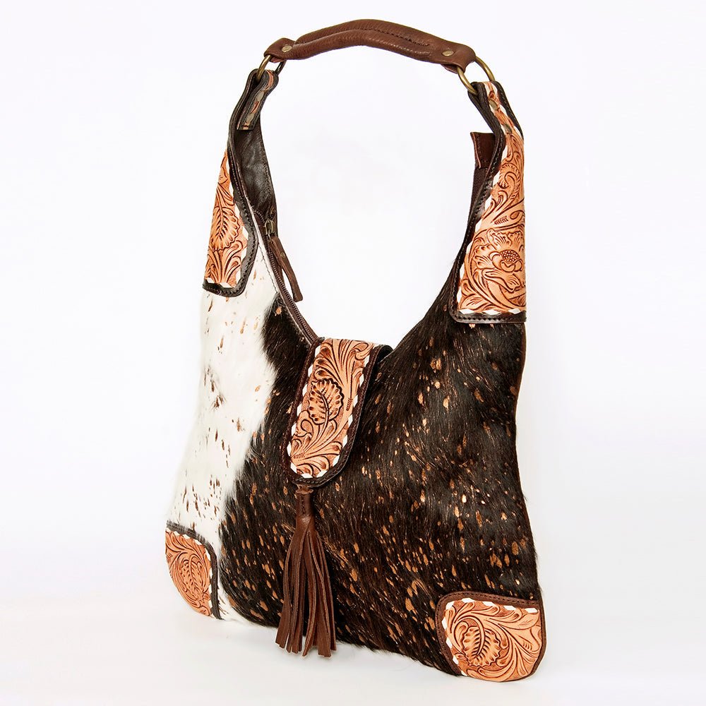 American Darling Hobo Hand Tooled Genuine Leather
