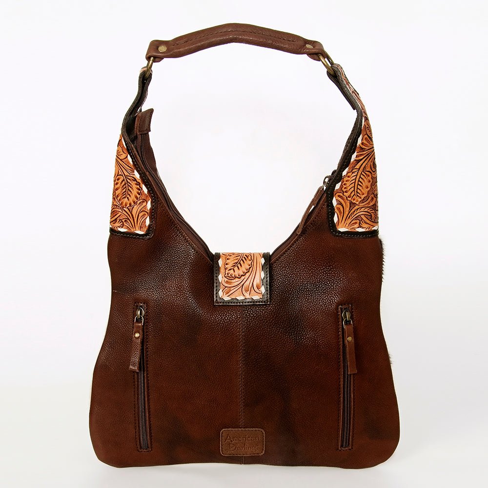 American Darling Hobo Hand Tooled Genuine Leather