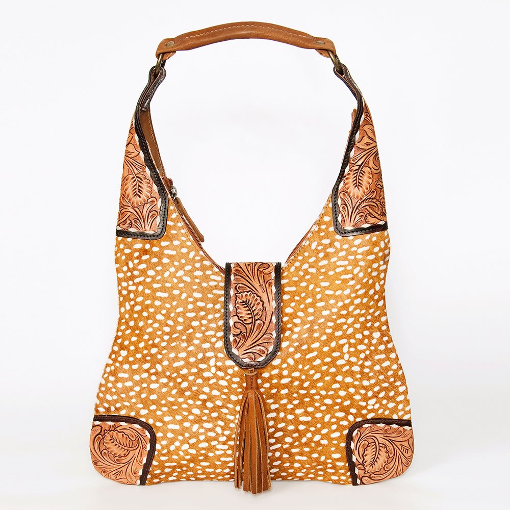 American Darling Hobo Hand Tooled Genuine Leather