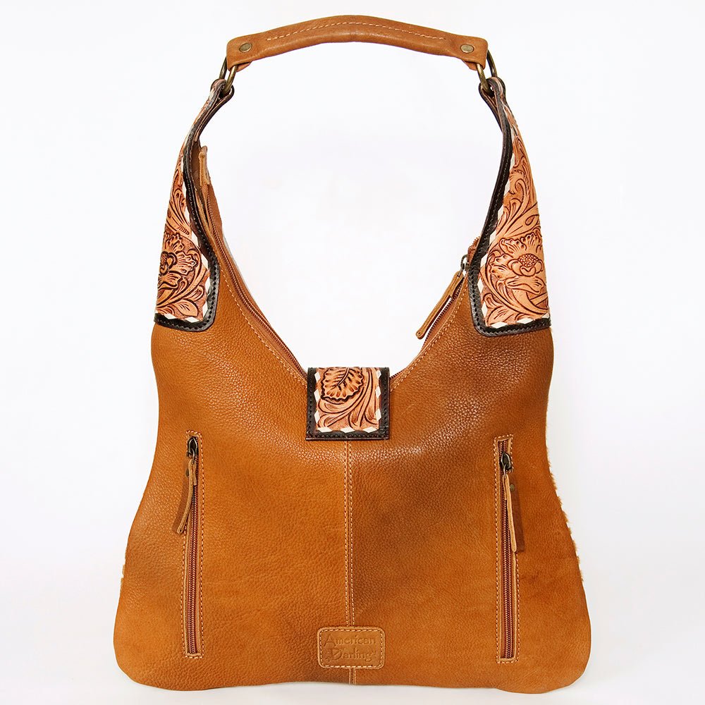 American Darling Hobo Hand Tooled Genuine Leather