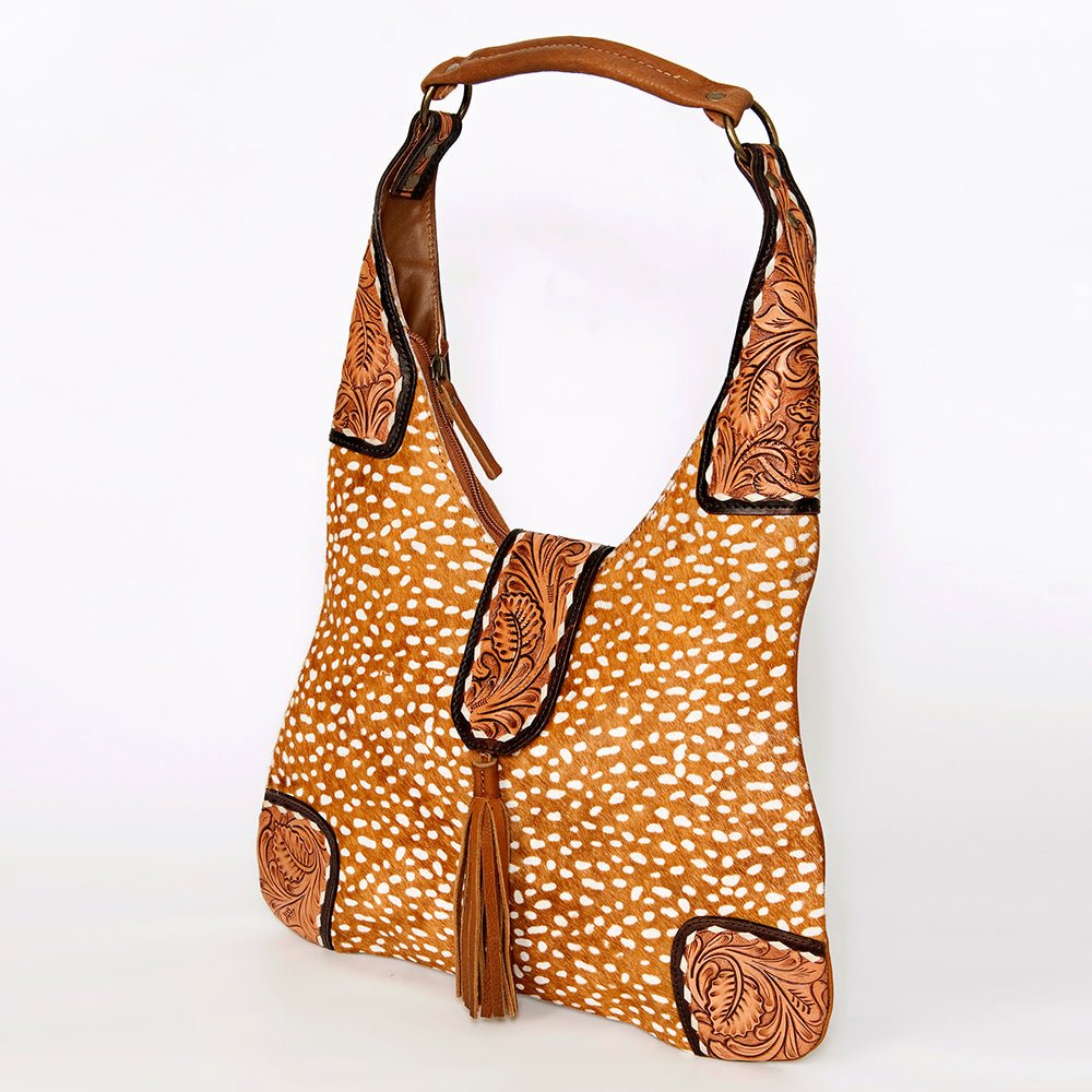 American Darling Hobo Hand Tooled Genuine Leather