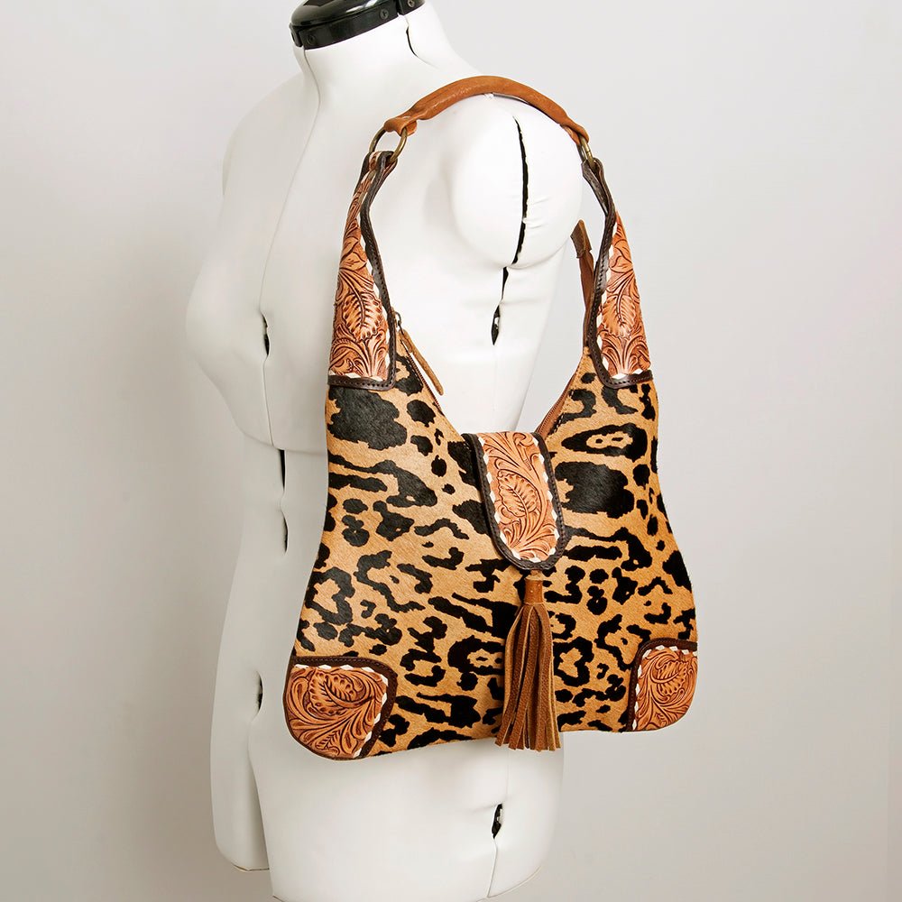 American Darling Hobo Hand Tooled Genuine Leather