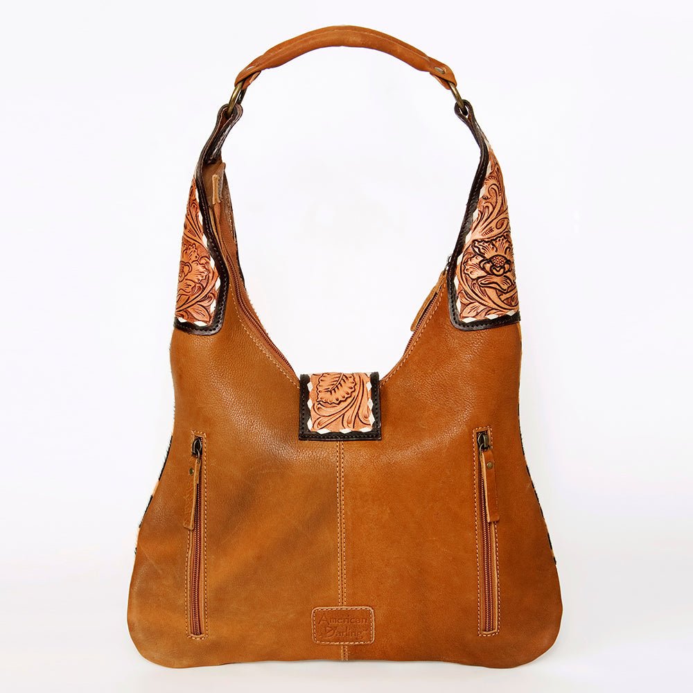 American Darling Hobo Hand Tooled Genuine Leather