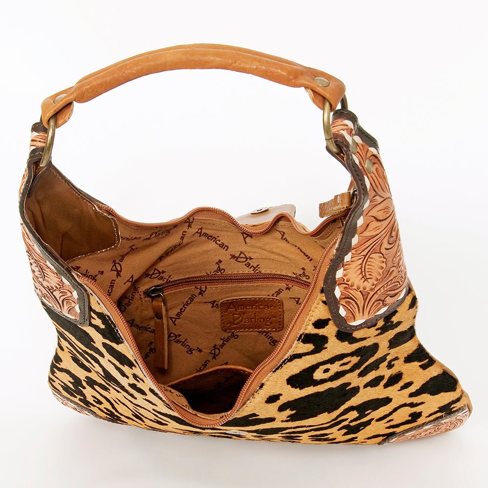 American Darling Hobo Hand Tooled Genuine Leather