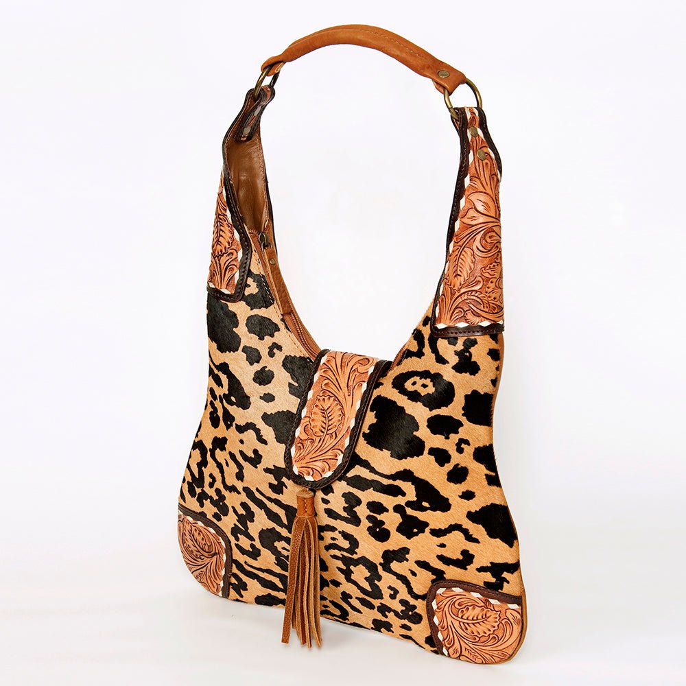American Darling Hobo Hand Tooled Genuine Leather