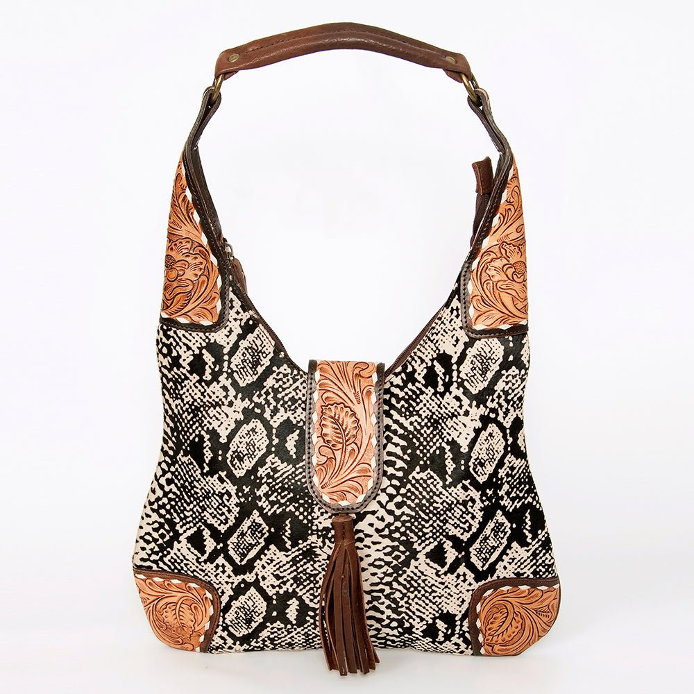 American Darling Hobo Hand Tooled Genuine Leather
