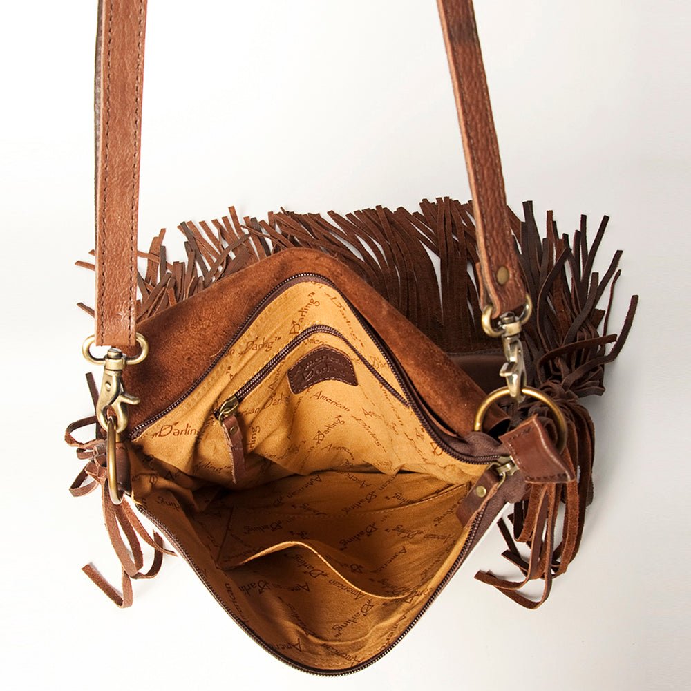 American Darling Large Crossbody Hair-On Genuine Leather