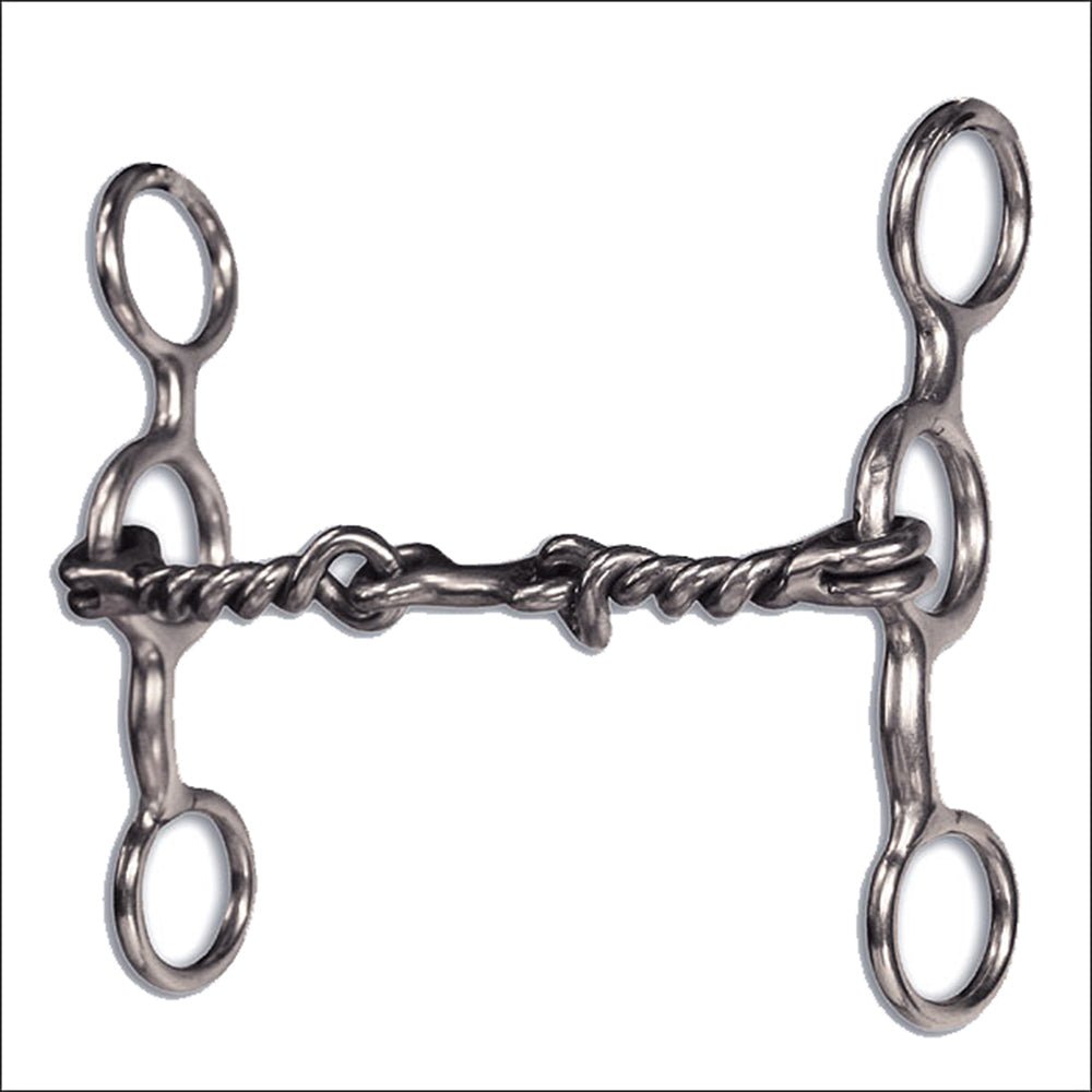 5 1/8" Professional'S Choice Western Horse Dogbone Short Shank Bit Stainless Steel