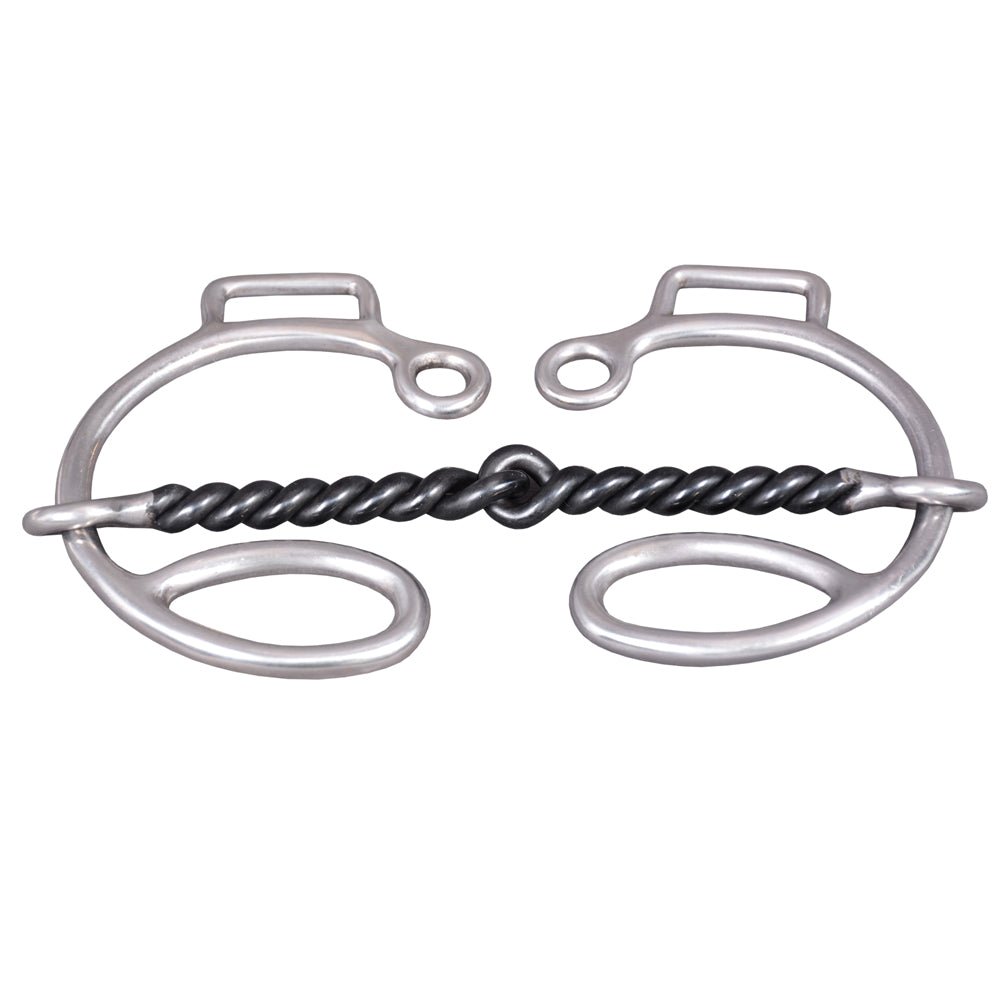 Twisted Snaffle Gag Bit For Horses Durable Stainless Steel Mouthpiece For Training
