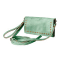 Never Mind Wallet Vintage Handmade Genuine Cowhide Leather