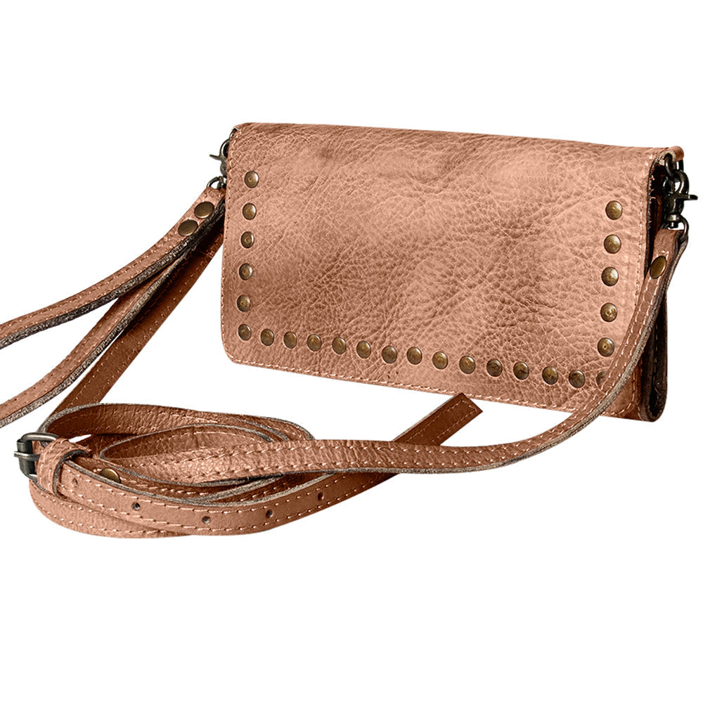 Never Mind Wallet Vintage Handmade Genuine Cowhide Leather