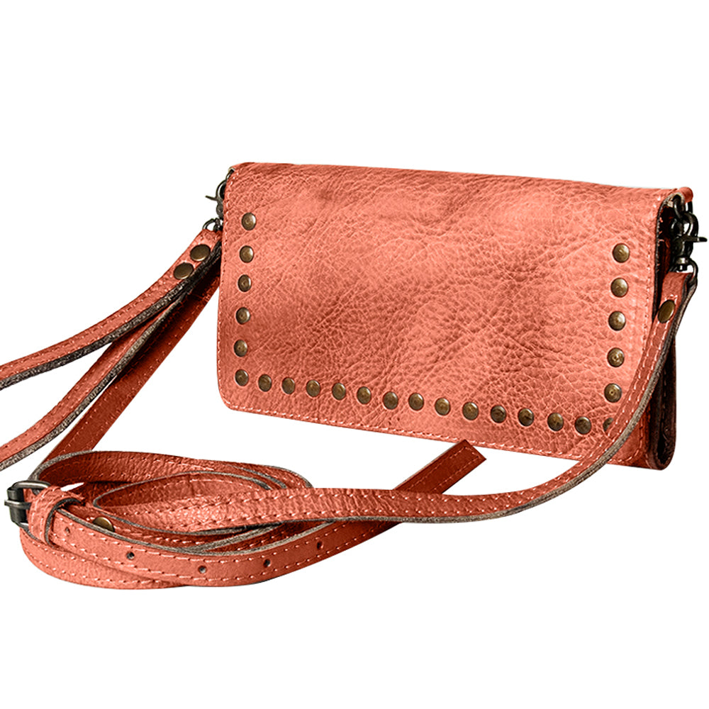 Never Mind Wallet Vintage Handmade Genuine Cowhide Leather