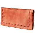 Never Mind Wallet Vintage Handmade Genuine Cowhide Leather