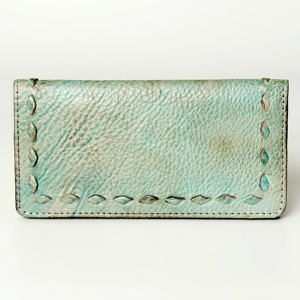Never Mind Nmbg104B Wallet Vintage Handmade Genuine Cowhide Leather Women Bag Western Handbag Purse