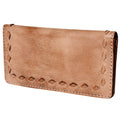 Never Mind Wallet Vintage Handmade Genuine Cowhide Leather