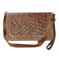 Never Mind Wallet Vintage Handmade Genuine Cowhide Leather