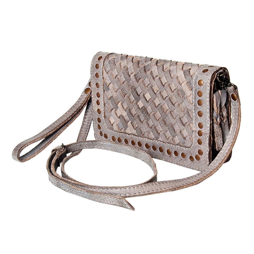 Never Mind Wallet Vintage Handmade Genuine Cowhide Leather