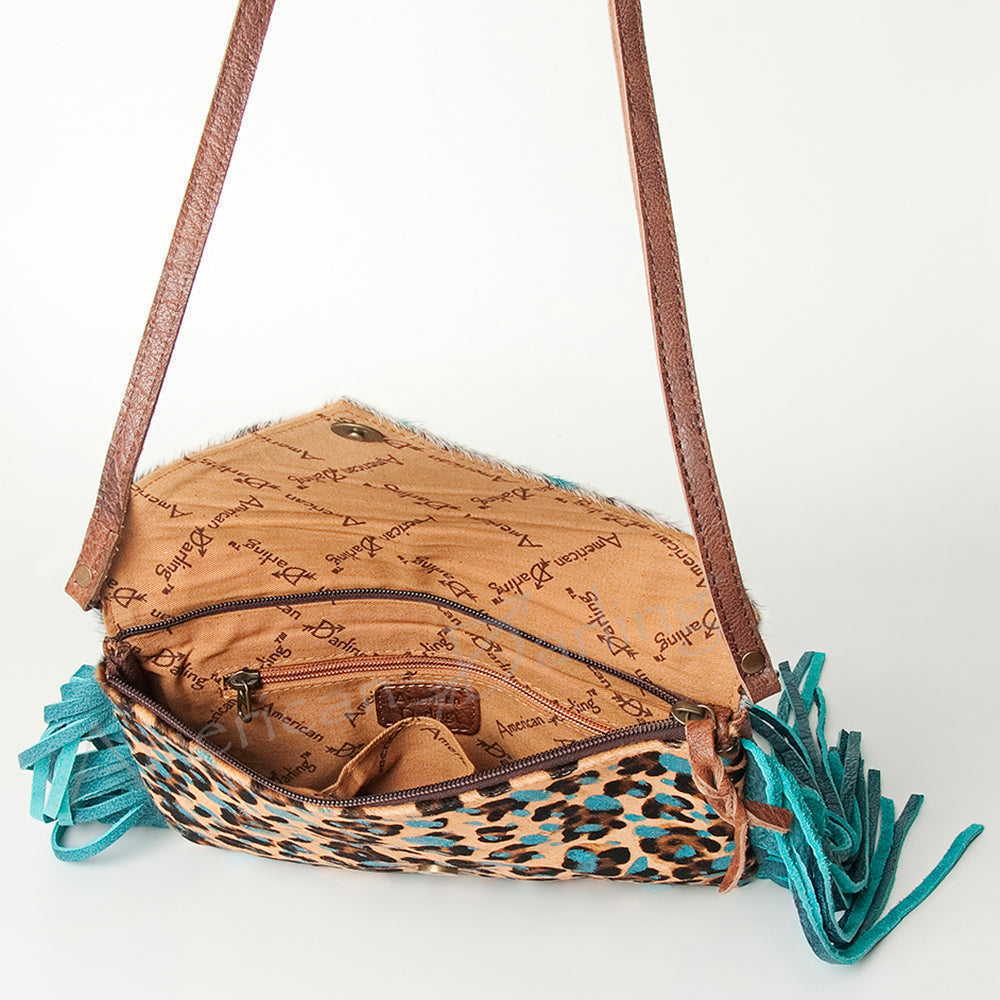 American Darling Envelope Hair-On Genuine Leather Western Women Bag Handbag Purse | for Cute