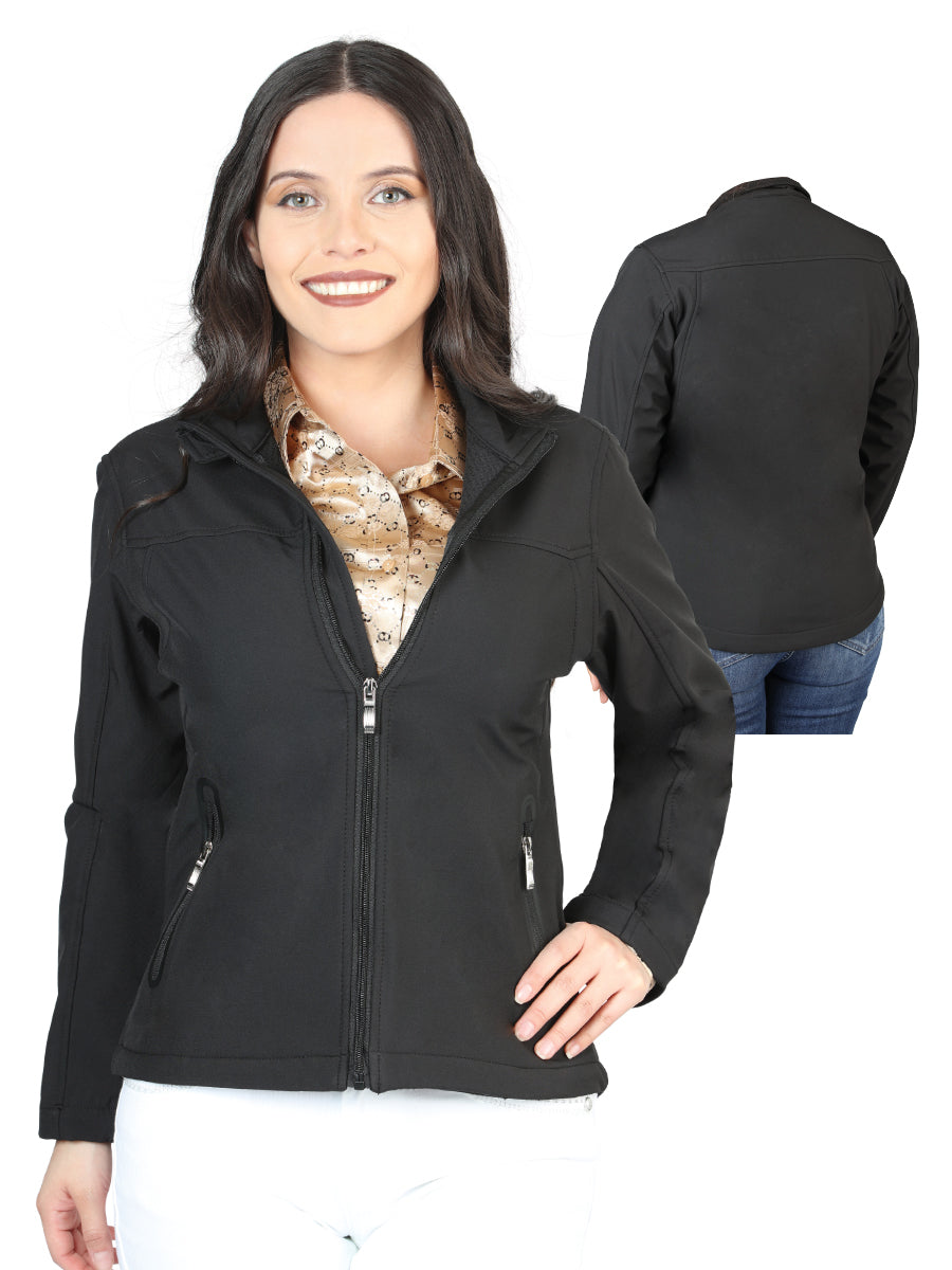Womens Zipper Jacket Black 127081 — view 2