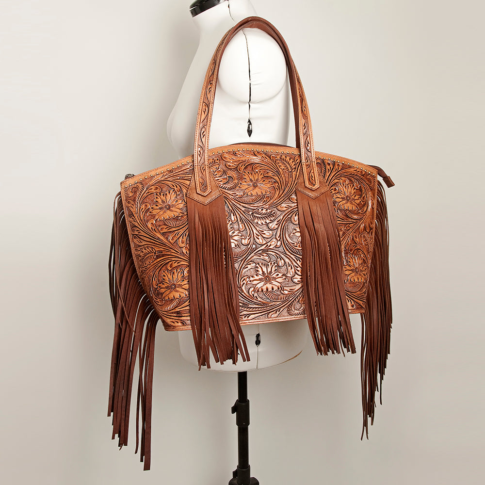 American Darling Hand Tooled Genuine Leather