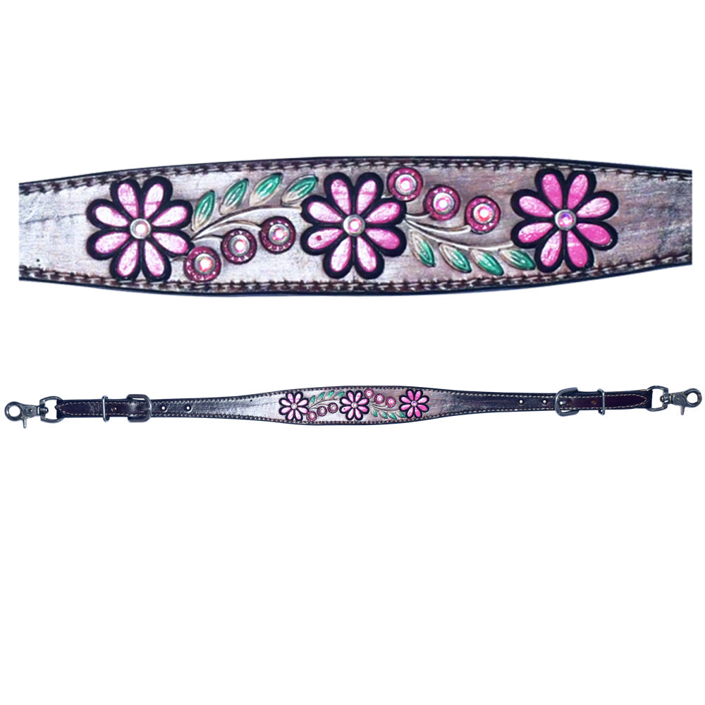 Bar H Equine American Leather Horse Saddle Tack Breast Collar Headstall Wither Strap Set