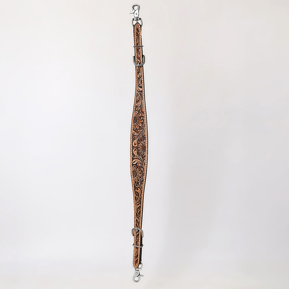 Bar H Equine Genuine Western American Leather Horse Premium Headstall & Breast Collar Set