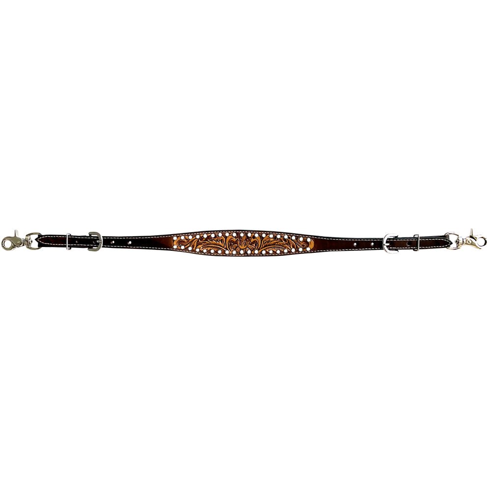Bar H Equine Genuine Western American Leather Horse Premium Headstall & Breast Collar Set