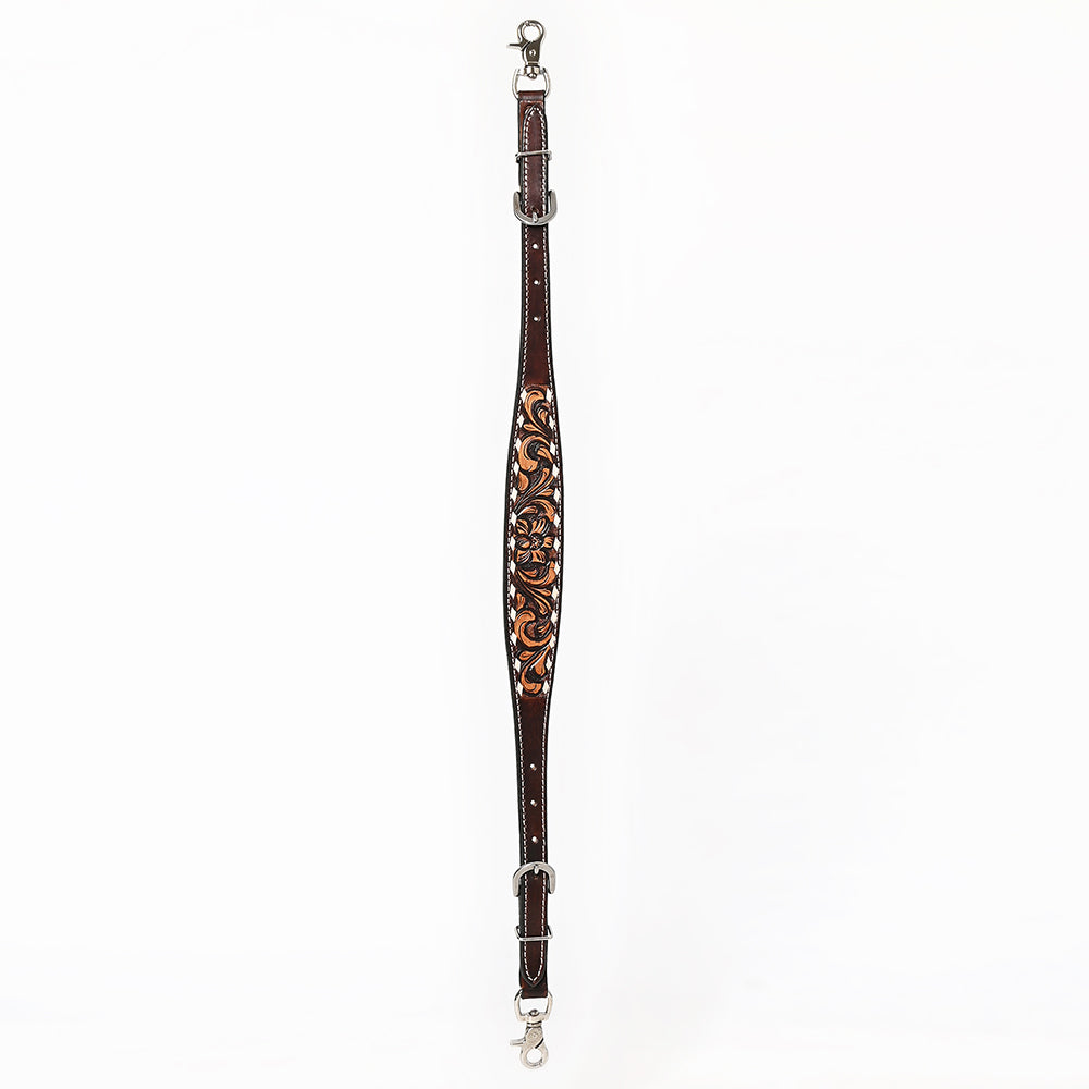 Bar H Equine Genuine Western American Leather Horse Premium Headstall & Breast Collar Set