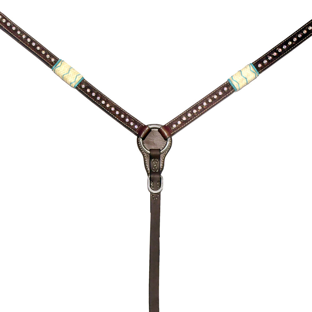 Western leather Breast Collar