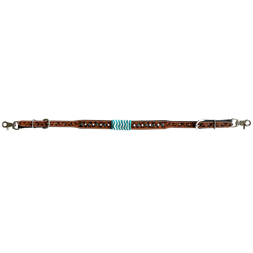 Bar H Equine American Leather Horse Saddle Tack One Ear Headstall | Breast Collar | Browband Headstall | Wither Strap | Tack Set BER209
