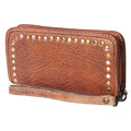 Never Mind Wallet Vintage Handmade Genuine Cowhide Leather