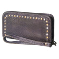 Never Mind Wallet Vintage Handmade Genuine Cowhide Leather
