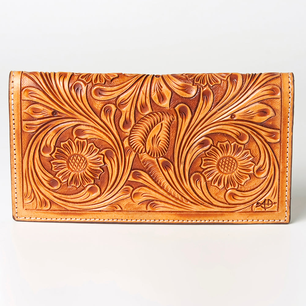 American Darling Hand-Tooled Genuine Leather Wallet