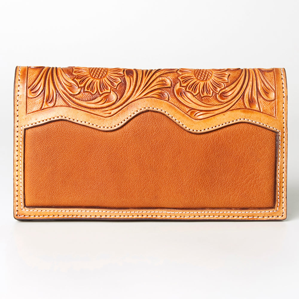 American Darling Hand-Tooled Genuine Leather Wallet