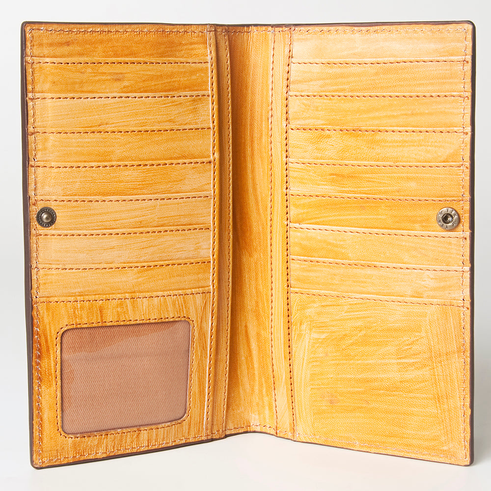 American Darling Hand-Tooled Genuine Leather Wallet