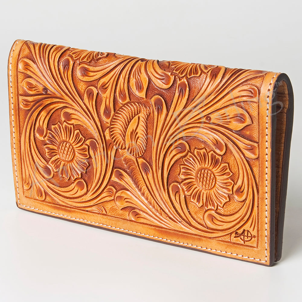 American Darling Hand-Tooled Genuine Leather Wallet