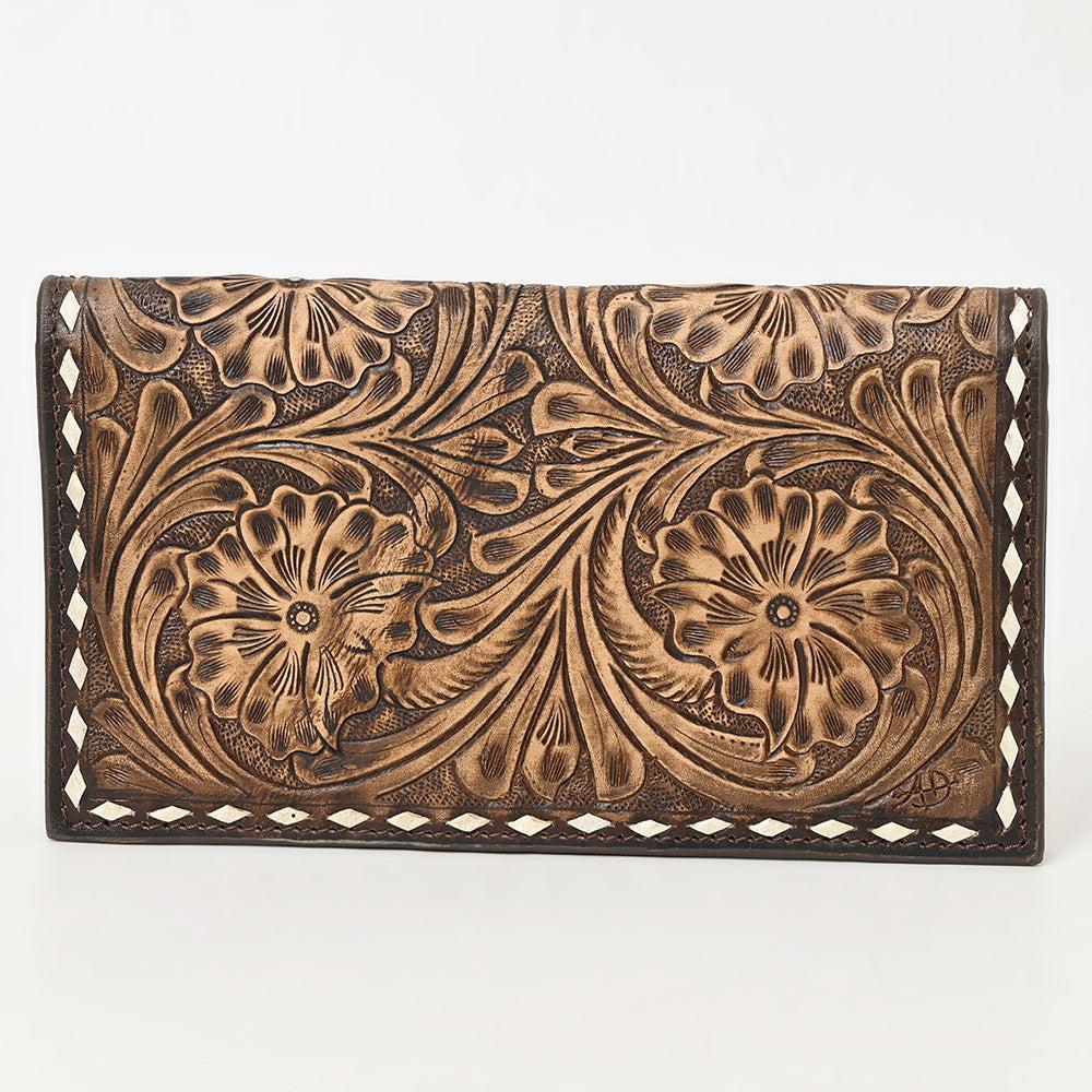 American Darling Hand-Tooled Genuine Leather Wallet