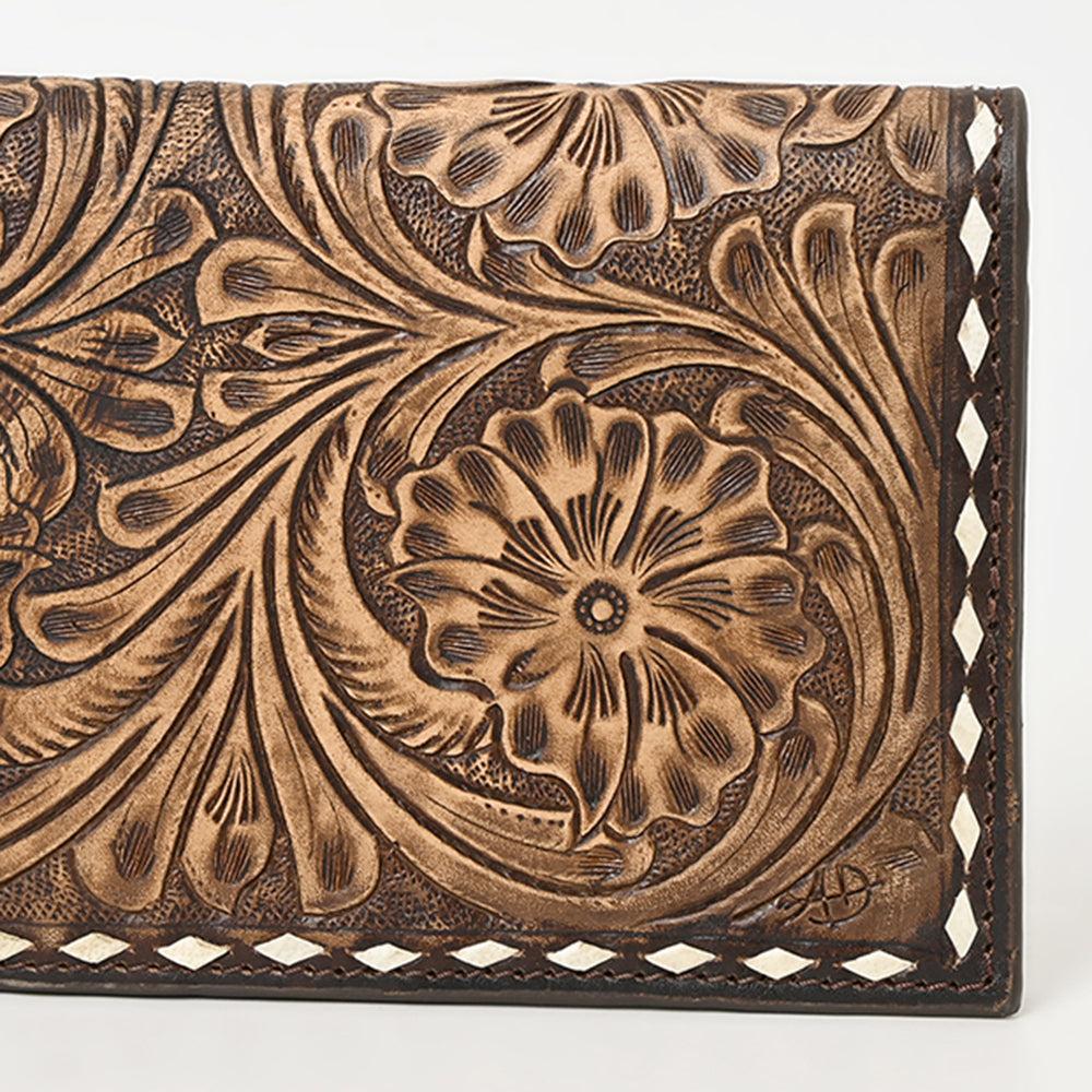 American Darling Hand-Tooled Genuine Leather Wallet
