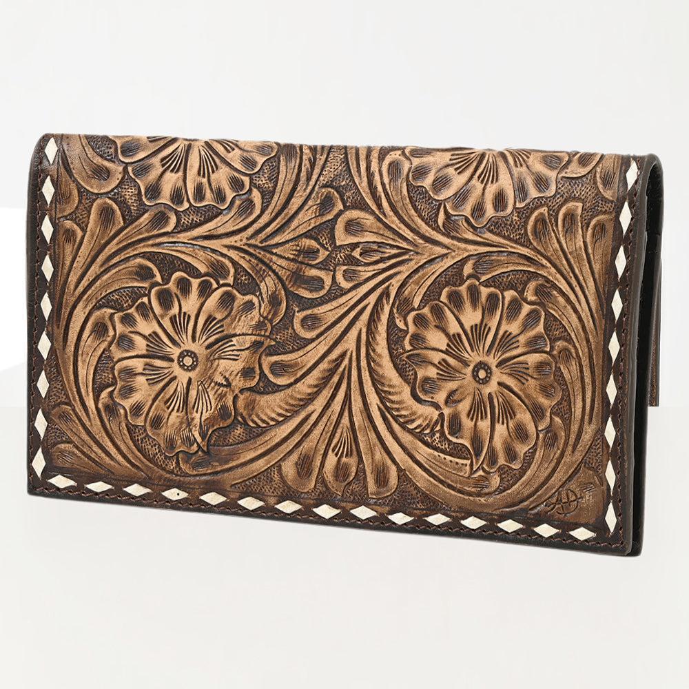 American Darling Hand-Tooled Genuine Leather Wallet