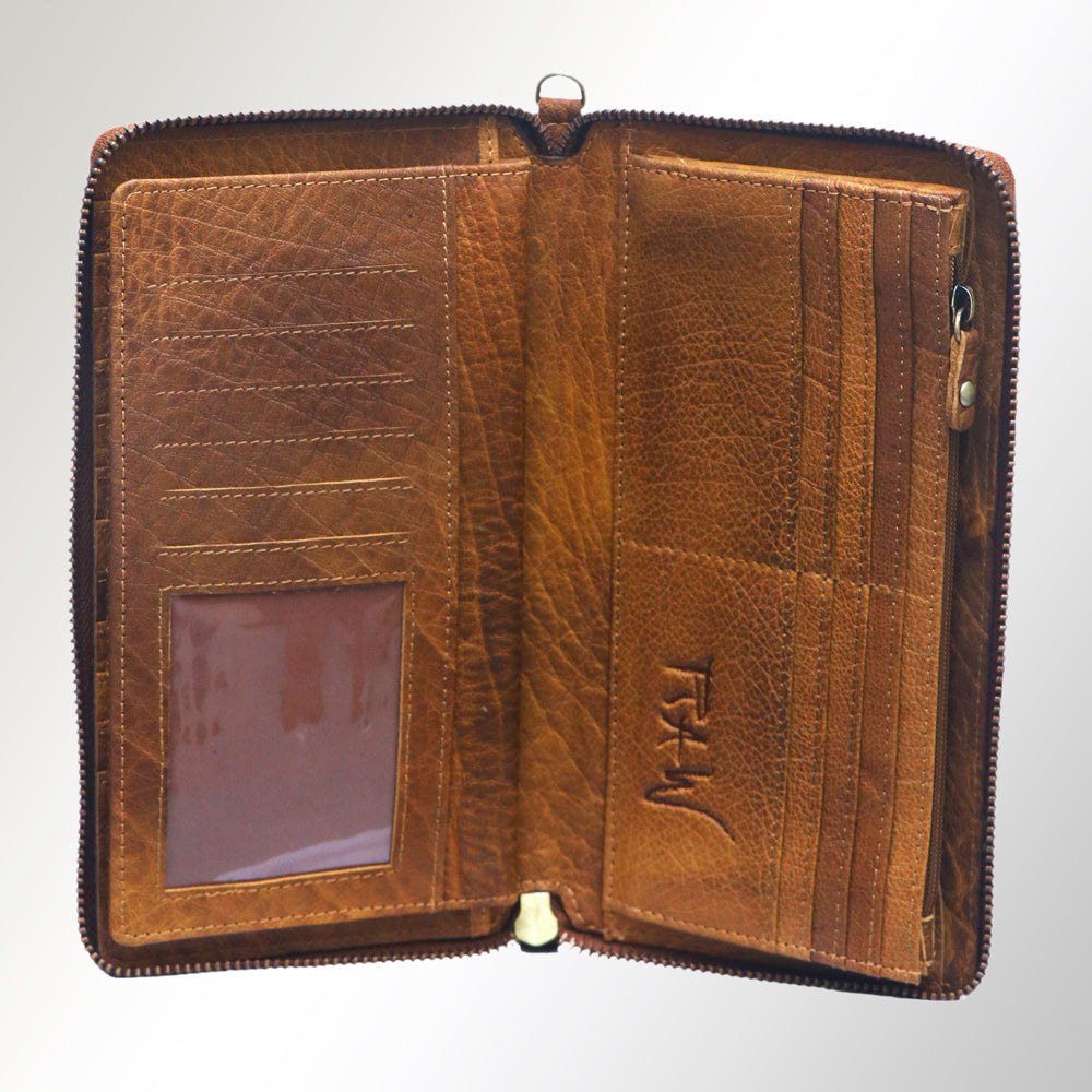 American Darling Genuine Leather Clutch
