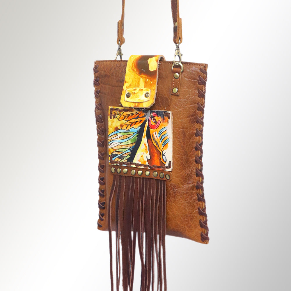 American Darling Large Crossbody Full Grain Genuine Leather Western Women Bag Handbag Purse | for Cute