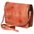 Never Mind Crossbody Vintage Handmade Genuine Cowhide Leather
