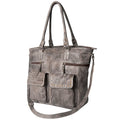 Never Mind Tote Vintage Handmade Genuine Cowhide Leather