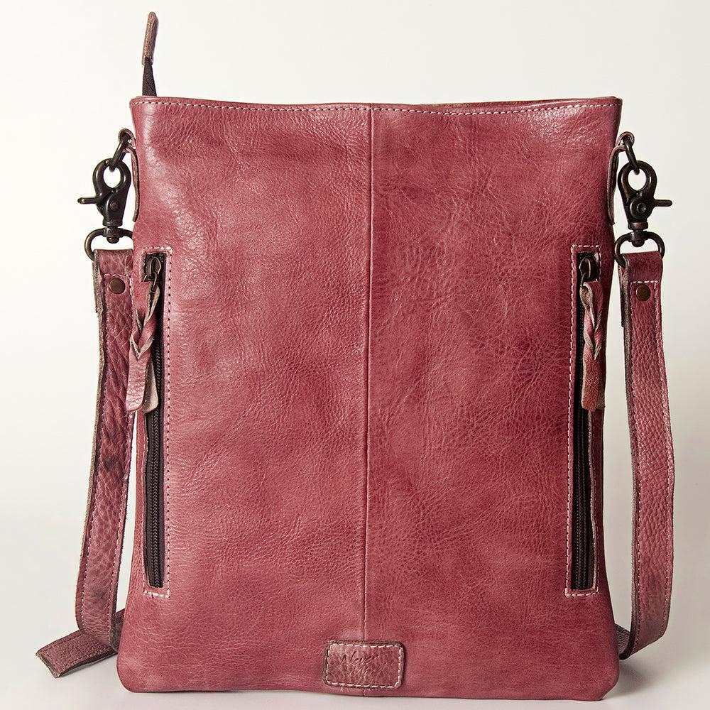 Never Mind Crossbody Vintage Handmade Genuine Cowhide Leather